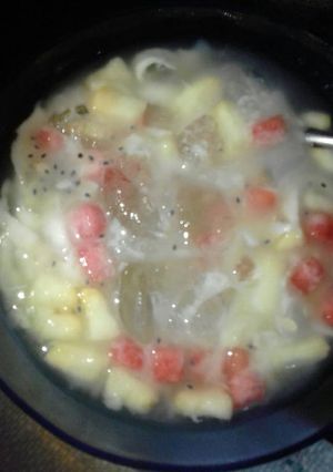 Foto resep Sup buah ramai