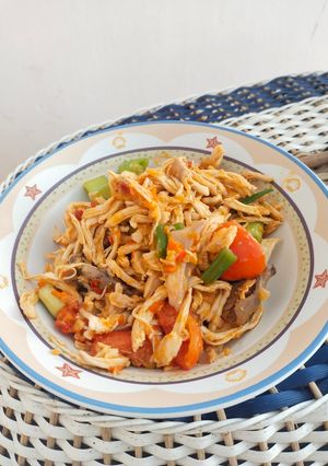 Foto resep Ayam Suir Pedas