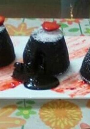 A picture of Chocolate lava cake.