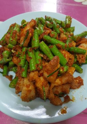 รูปของ ผัดพริกขิงถั่วฝักยาว