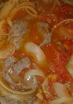 Una foto de Bifes a la olla
