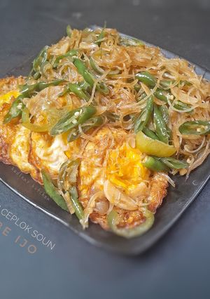 Foto resep Telur Ceplok Soun Cabe Ijo