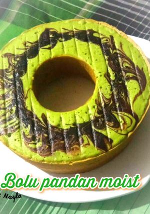 Foto resep Bolu Pandan panggang moist