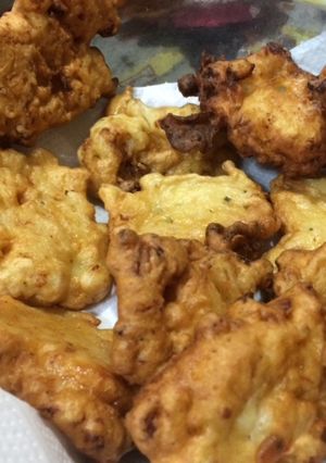 Una foto de Buñuelos de coliflor