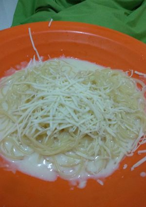 Foto resep Spagheti carbonara simple
