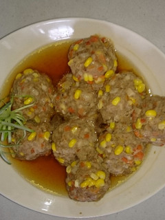 玉米豬肉丸 的食譜成品照片