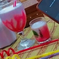 A picture of Strawberry Milkshake 🍓.