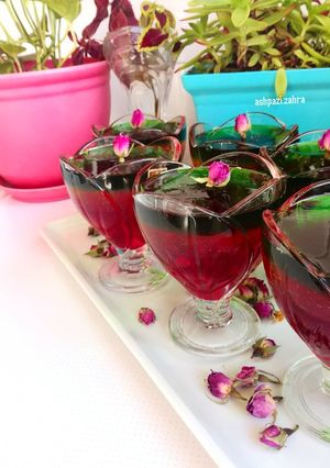 عکسی از دستور ژله رنگی