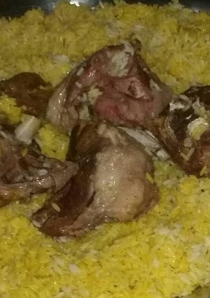 صورة لوصفة كبسة الكركم المدخنه