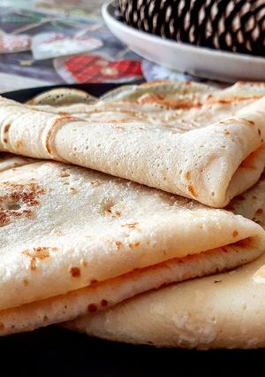 Une photo de Crêpes légères à la vanille