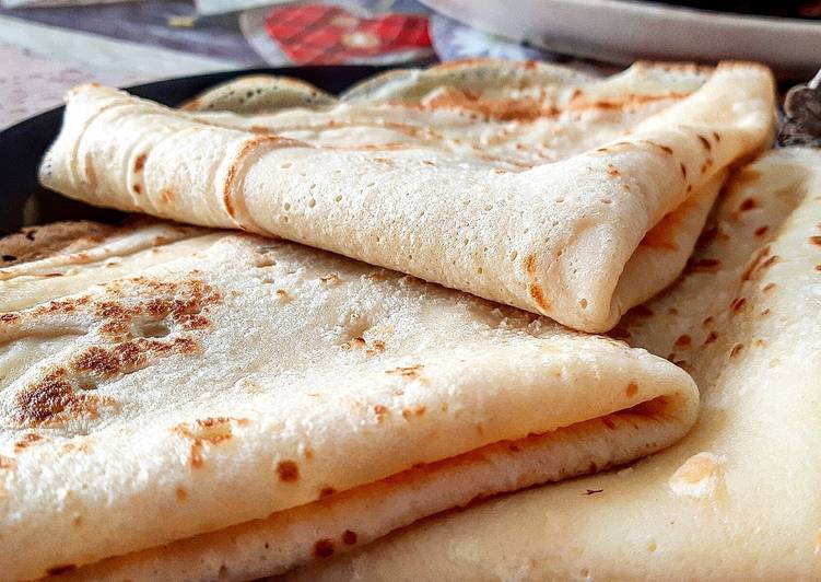 Recette Des Crêpes légères à la vanille