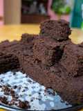Brownies Less Sweet Sukatan Cawan