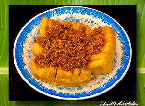 Hình của món Đậu Hũ Chiên Muối Sả.