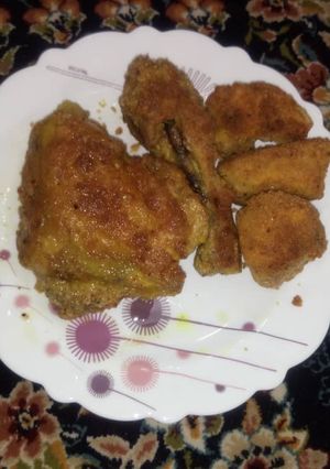 عکسی از دستور مرغ سوخاری