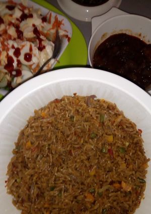 A picture of Brown rice.