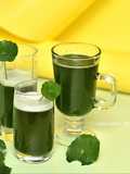 Jus pegagan plus jeruk lemon