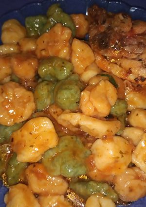 Una foto de Ñoquis de Zapallo, Espinaca y Papa