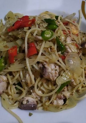 Foto resep Spaghetti Aglio Olio
