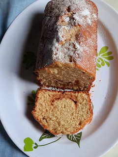 Una foto de Panque de vainilla (con corazón de dulce de leche)