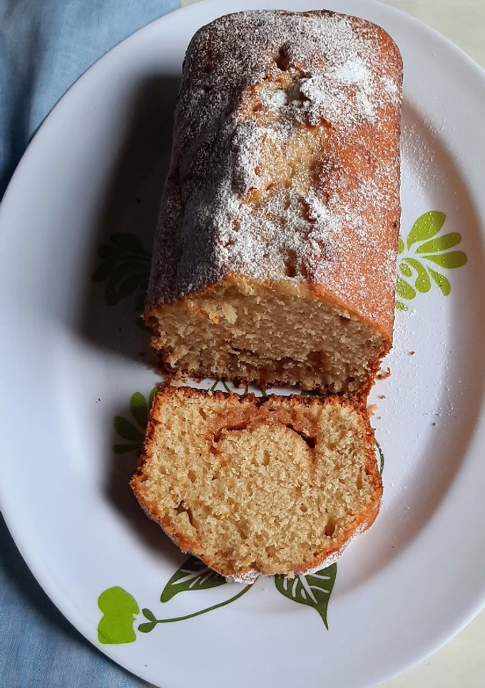 Una foto de Panque de vainilla (con corazón de dulce de leche)