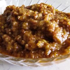 Garlic red chutney A picture of Garlic red chutney.