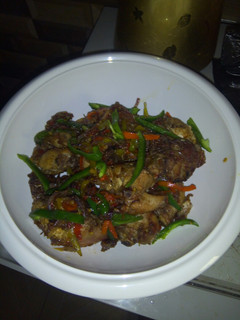 A picture of Peppered chicken.