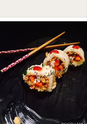 A picture of Sooji ki sushi 🍥.