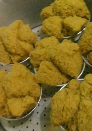 Foto resep Bolu kukus jahe gula merah merekah