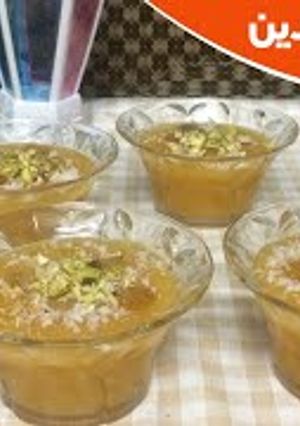 صورة لوصفة مهلبية قمر الدين