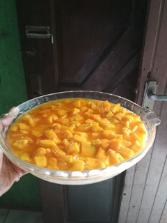 Foto resep Puding susu mangga