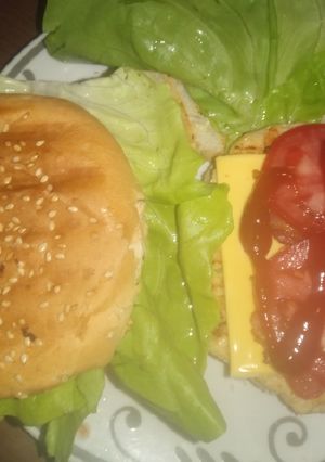 Una foto de Hamburguesas de pollo