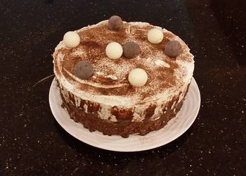 Update, Make Recipe White Truffle Cake Home Style