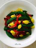 Tumis sayur kapri & biji gingko#sayur herbal