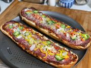 A picture of pasta toast