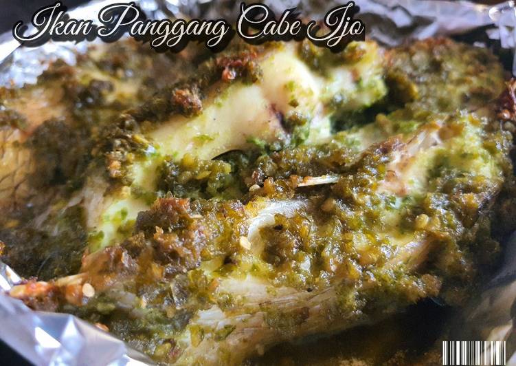 Resep Ikan Panggang Cabe Ijo a.k.a Oven Baked Fish with Green Chillies, Bisa Manjain Lidah