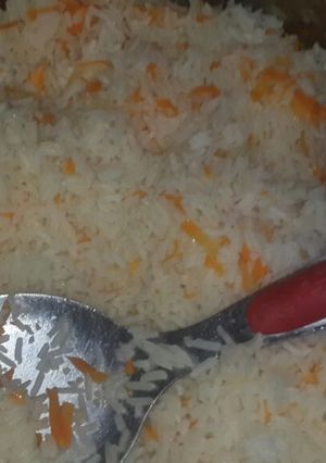 A picture of Carrot rice.