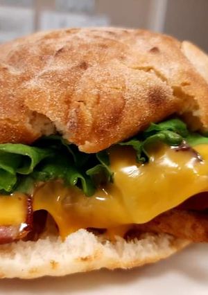 O poză a rețetei Sandwich cu piept de pui.