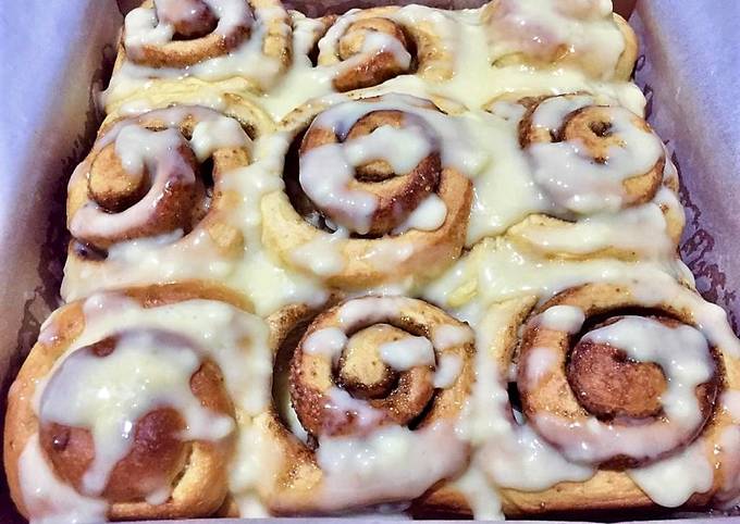 Ini dia! Bagaimana cara bikin Cinnamon Rolls with Glaze dijamin istimewa