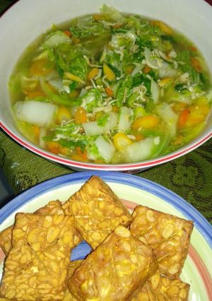 Foto resep Tumis Sawi putih, wortel, ikan teri