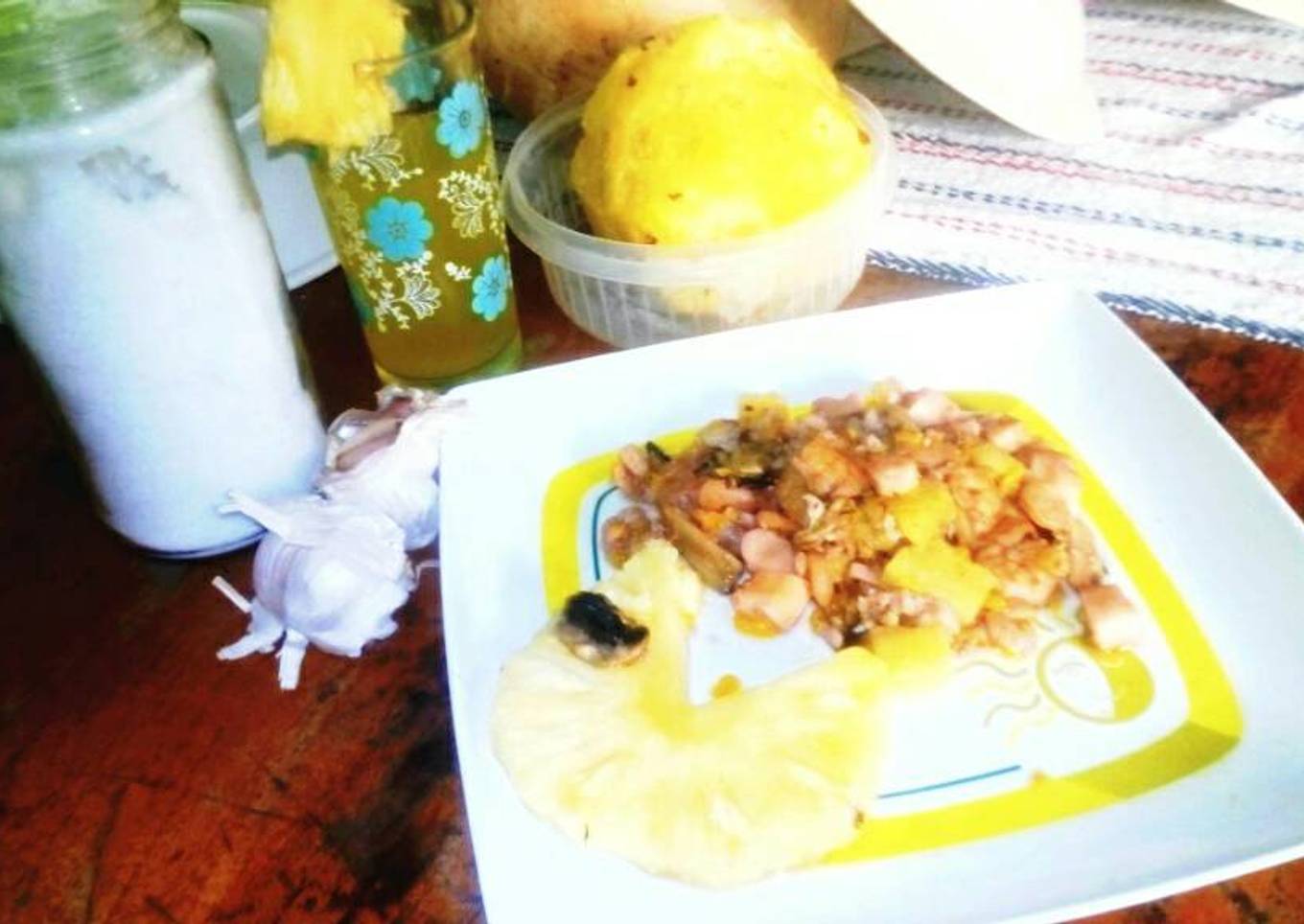 Piña Pac Man de Mariscos