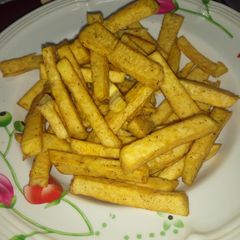 A picture of Baked Sweet Potato (Ngwaci) Chips.