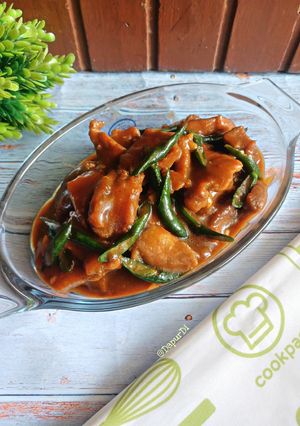 Foto resep Tumis Daging Cabe Ijo