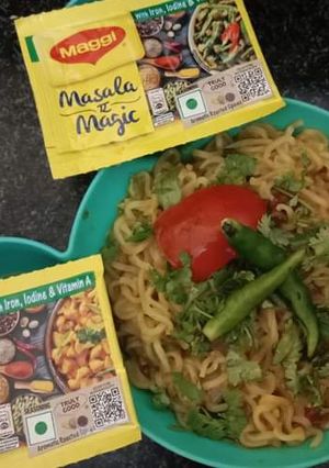 वेज मसाला मैगी (Veg masala maggi recipe in hindi) रेसिपी मुख्य फोटो