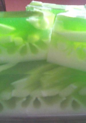 Foto resep Agar" hijau motif