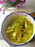 Ikan mayong masak lemak cili padi daun salam