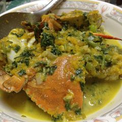 Crab in Coconut Squash Sauce - Filipino Ginataan na Alimasag A picture of Crab in Coconut Squash Sauce - Filipino Ginataan na Alimasag.