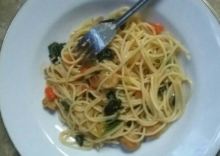 Resep Spaghetti/Pasta sehat ibu hamil yang Bikin Ngiler