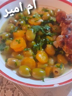 صورة لوصفة مرقة زيتون بنينة تهبل 😋