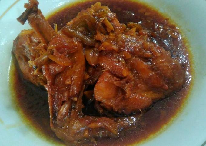 Ayam kecap empuk