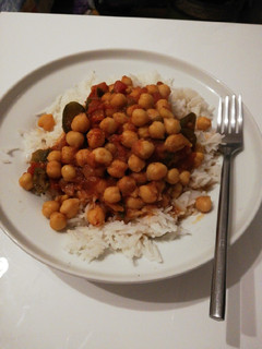 A picture of Chana masala.